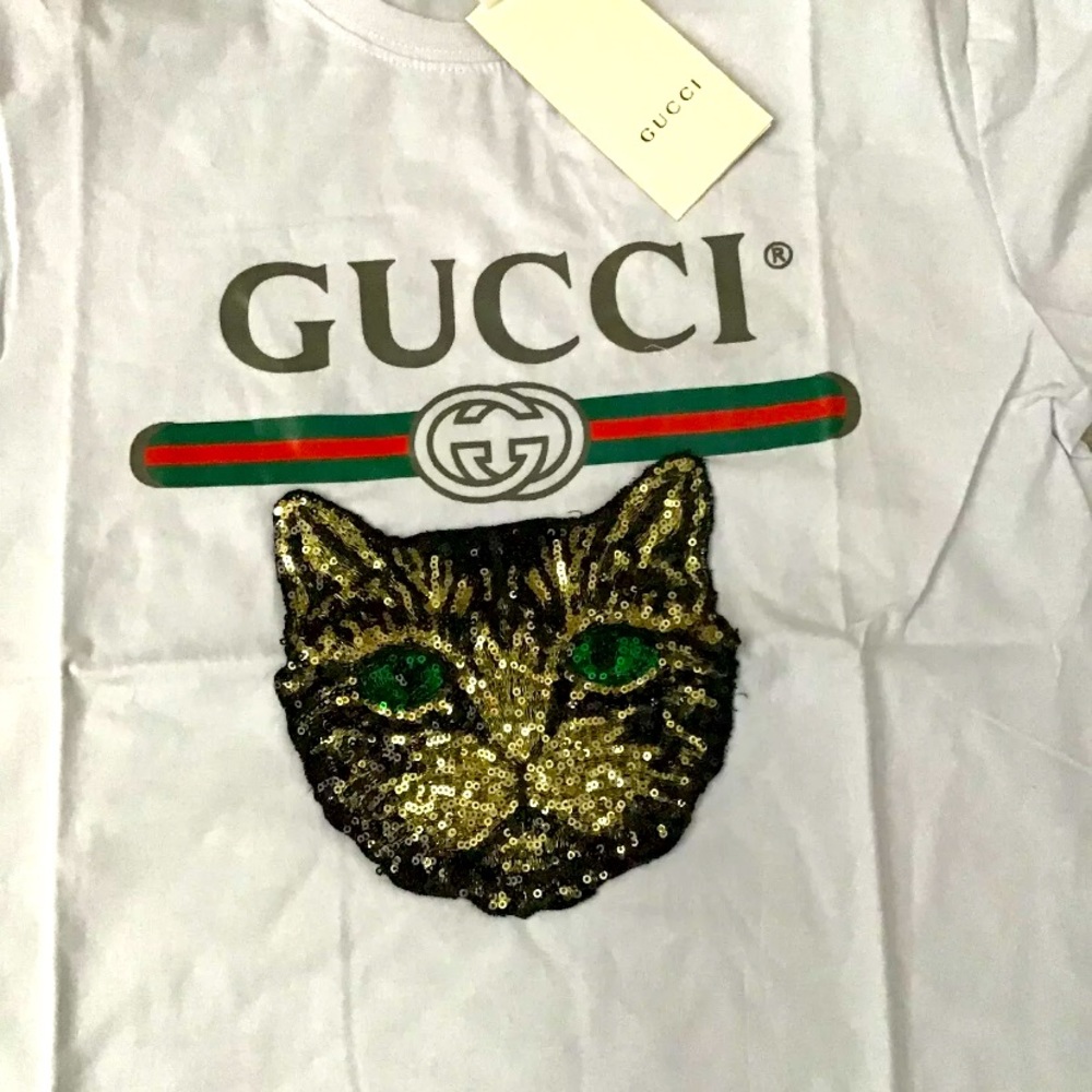 COPY - Fashionable Sequence  cat T-shirt